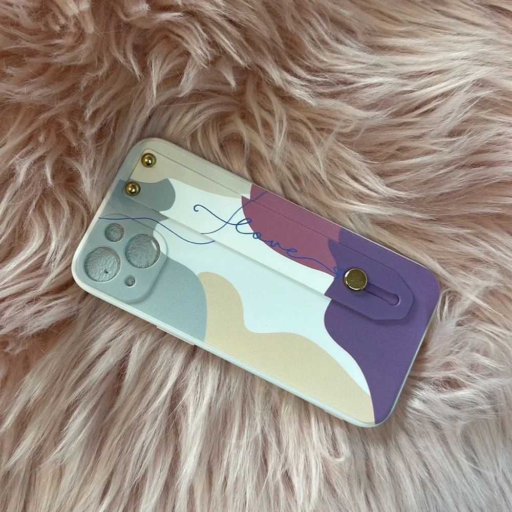 iPhone 13 Spring Summer Handle Purple Pink Phone Cover NWOT